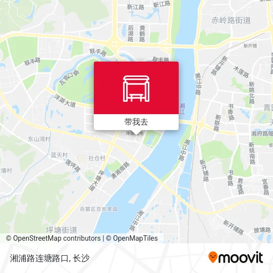 湘浦路连塘路口地图