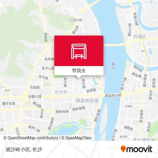 观沙岭小区地图