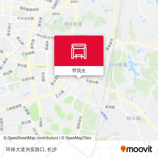 环保大道兴安路口地图