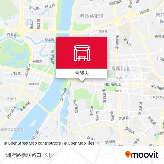 湘府路新联路口地图