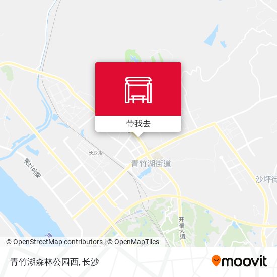 青竹湖森林公园西地图