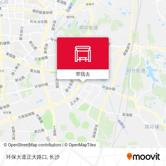 环保大道正大路口地图