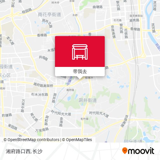 湘府路口西地图