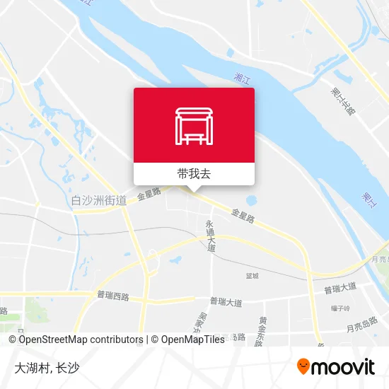 大湖村地图