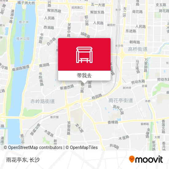 雨花亭东地图