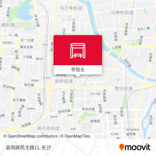 嘉雨路民主路口地图