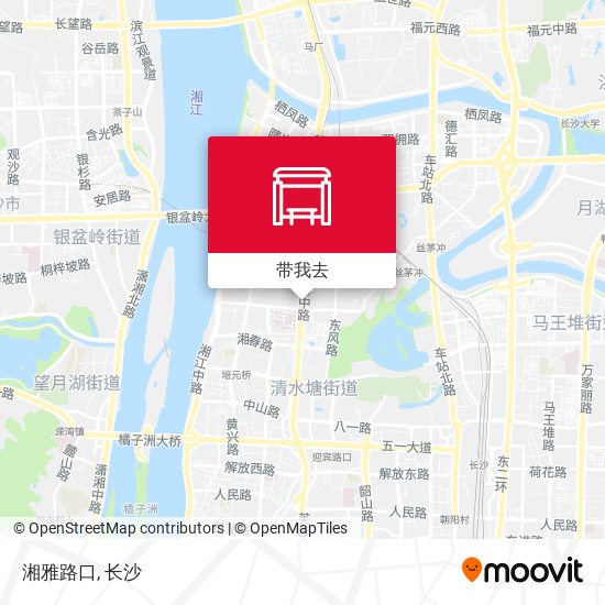 湘雅路口地图