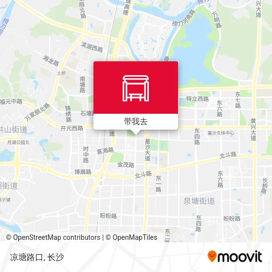 凉塘路口地图