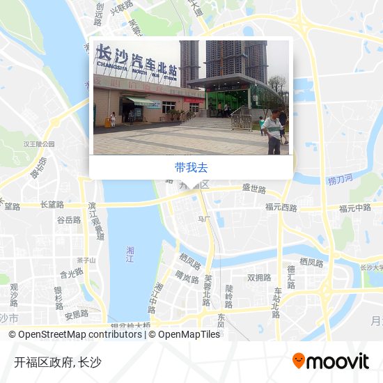 开福区政府地图