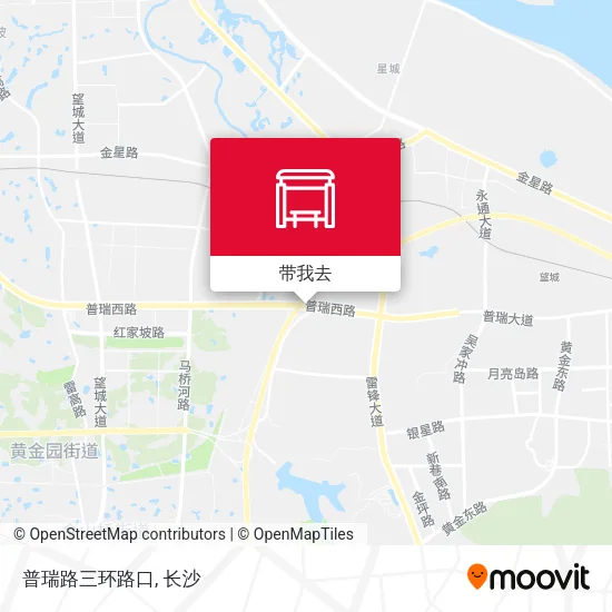 普瑞路三环路口地图