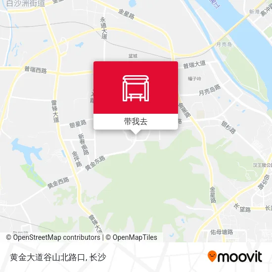 黄金大道谷山北路口地图