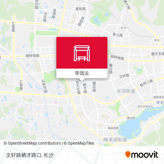 文轩路栖才路口地图