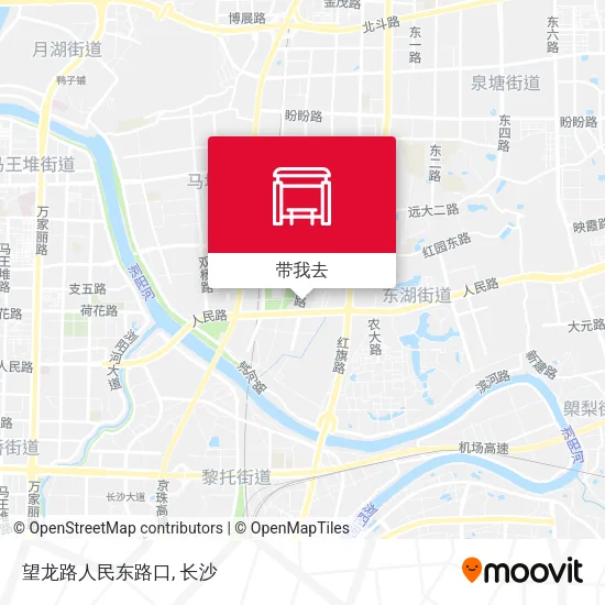 望龙路人民东路口地图