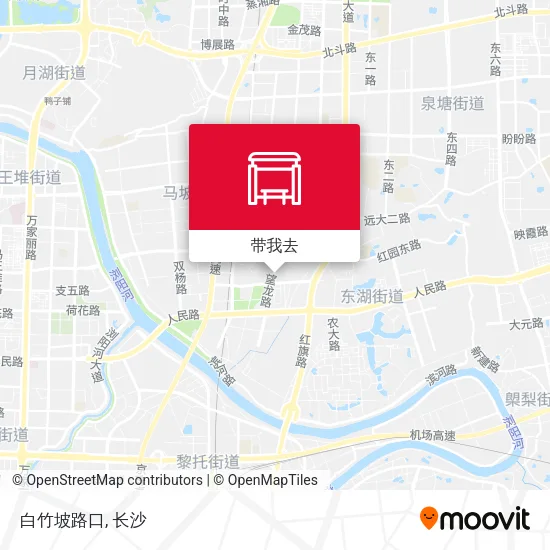 白竹坡路口地图