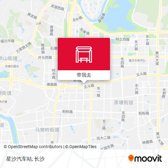 星沙汽车站地图