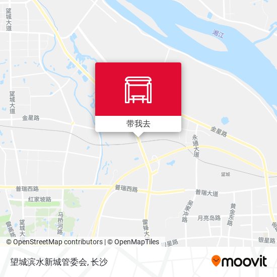 望城滨水新城管委会地图