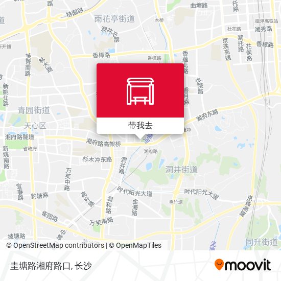 圭塘路湘府路口地图