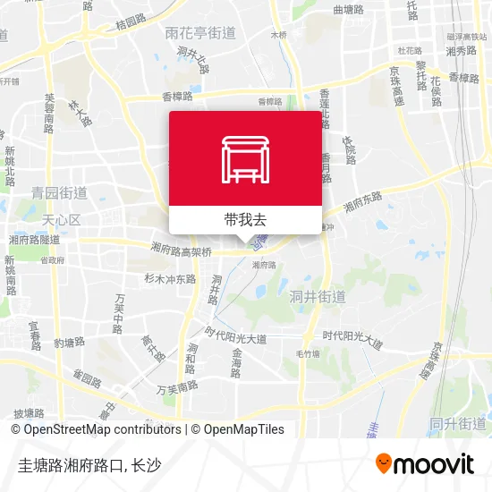 圭塘路湘府路口地图