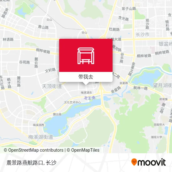 麓景路燕航路口地图