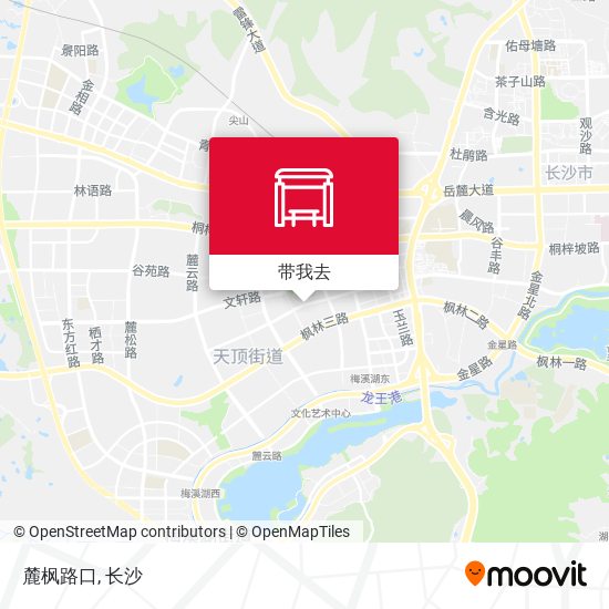 麓枫路口地图