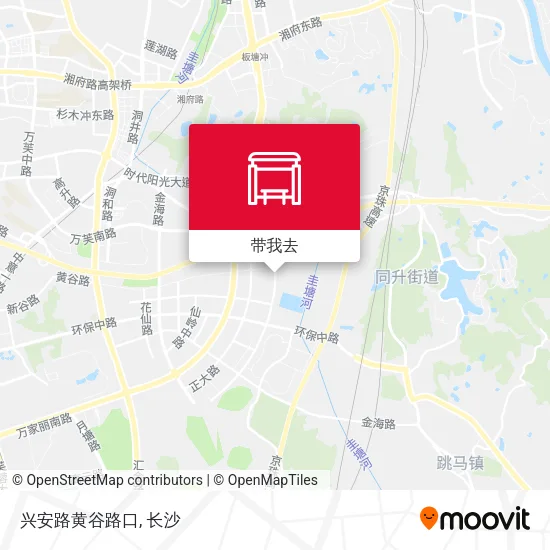 兴安路黄谷路口地图