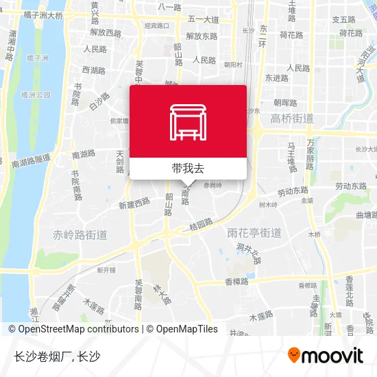长沙卷烟厂地图