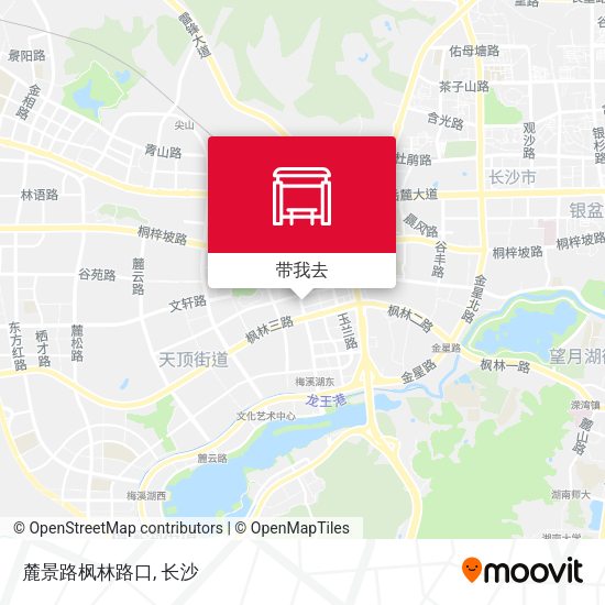 麓景路枫林路口地图