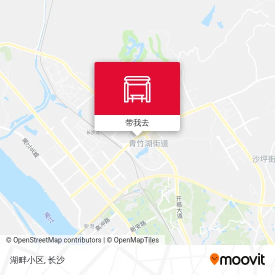 湖畔小区地图