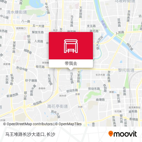 马王堆路长沙大道口地图