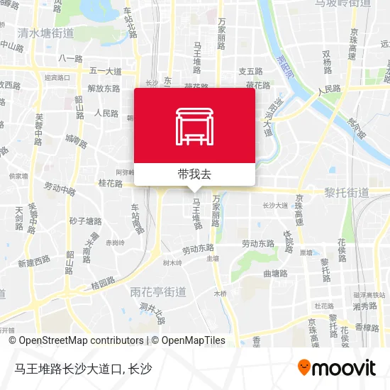 马王堆路长沙大道口地图