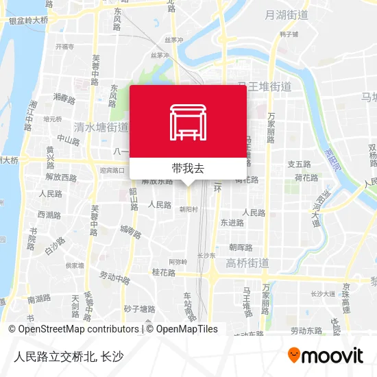 人民路立交桥北地图