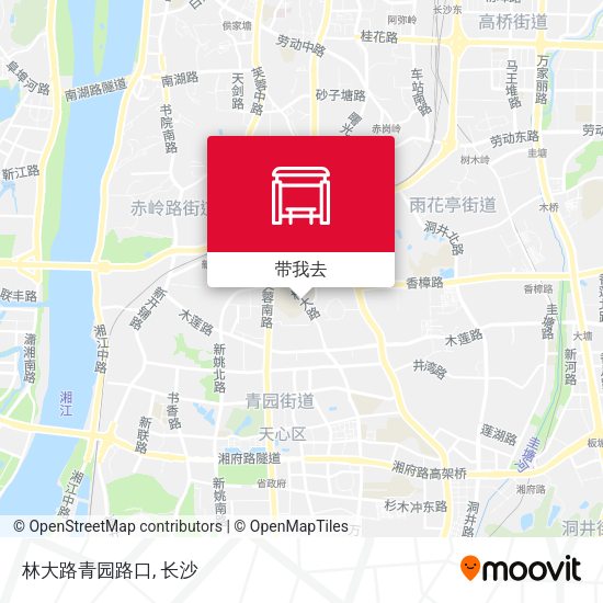 林大路青园路口地图