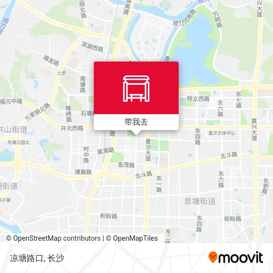 凉塘路口地图