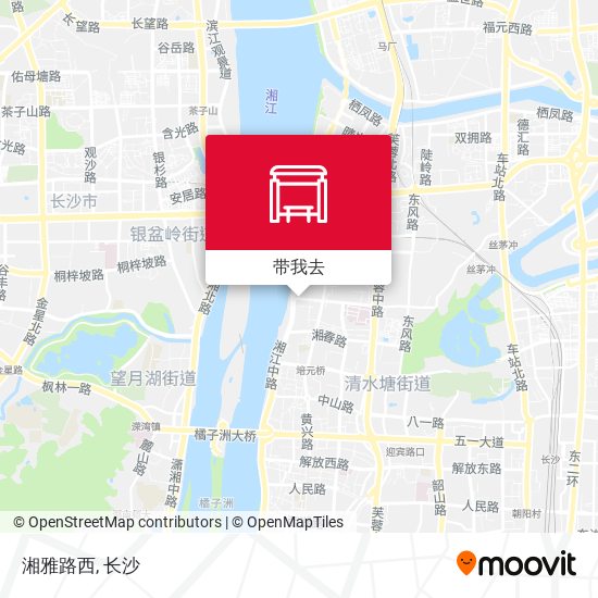 湘雅路西地图