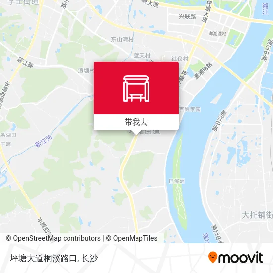 坪塘大道桐溪路口地图