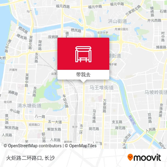火炬路二环路口地图