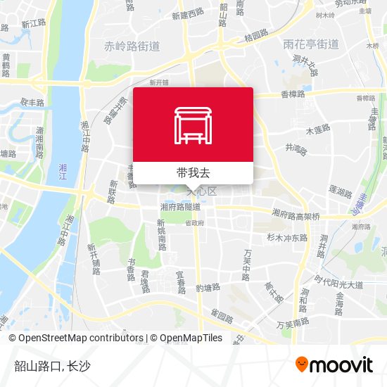 韶山路口地图