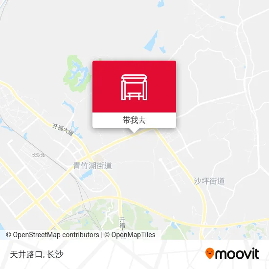 天井路口地图