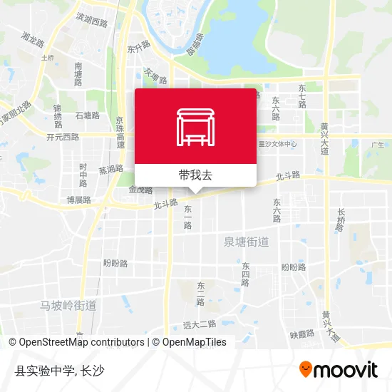县实验中学地图