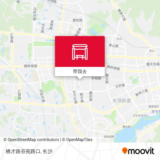 栖才路谷苑路口地图