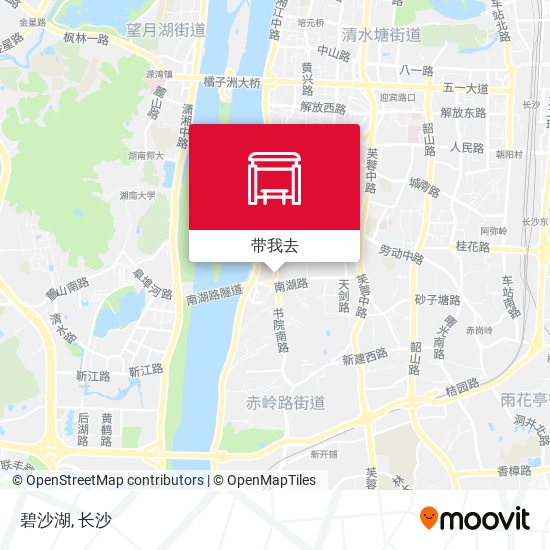碧沙湖地图