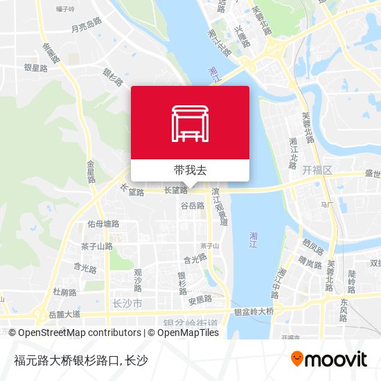 福元路大桥银杉路口地图