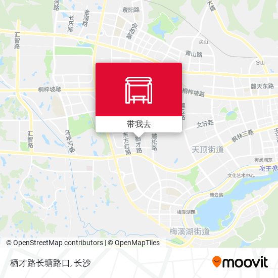 栖才路长塘路口地图