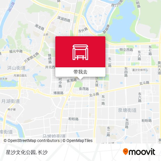 星沙文化公园地图