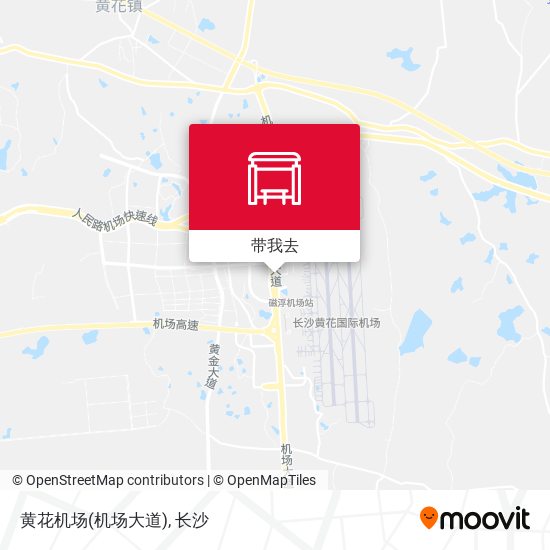 黄花机场(机场大道)地图