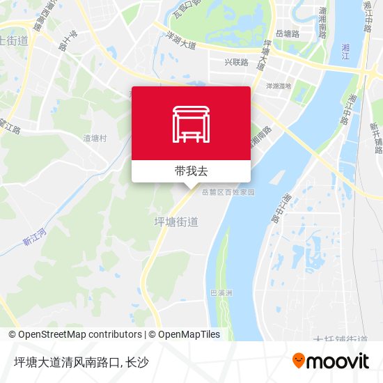 坪塘大道清风南路口地图