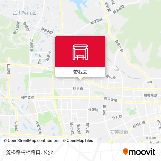 麓松路桐梓路口地图