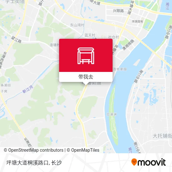 坪塘大道桐溪路口地图