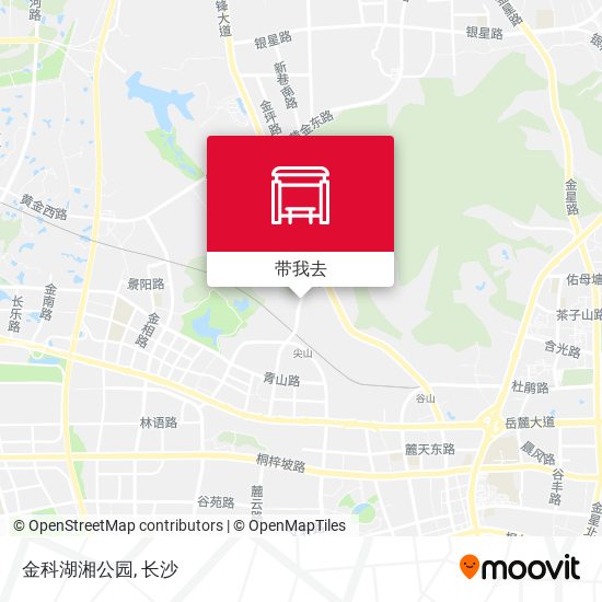 金科湖湘公园地图