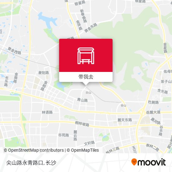 尖山路永青路口地图